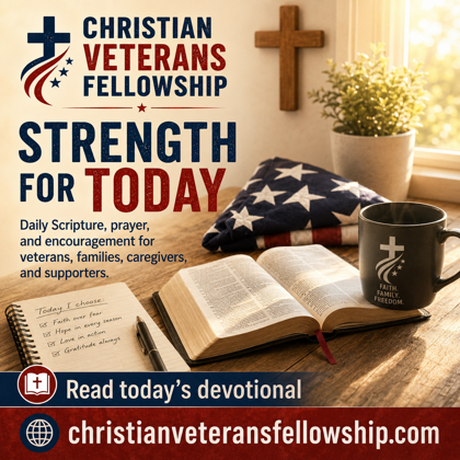 Strength for Today daily devotional graphic